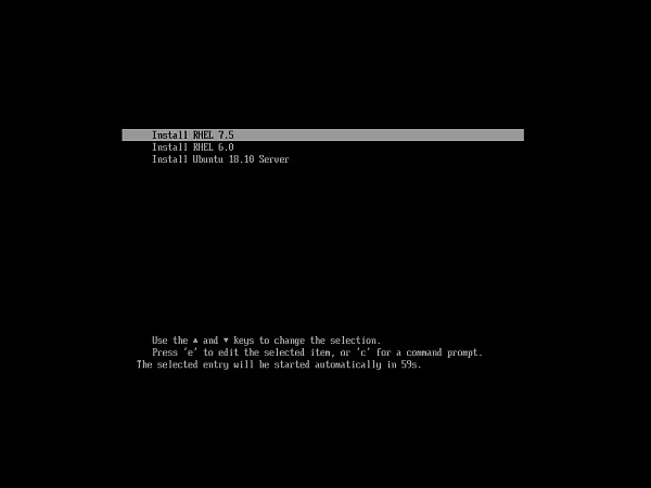 UEFI-Boot-Menu-02 PXE Menu (UEFI)