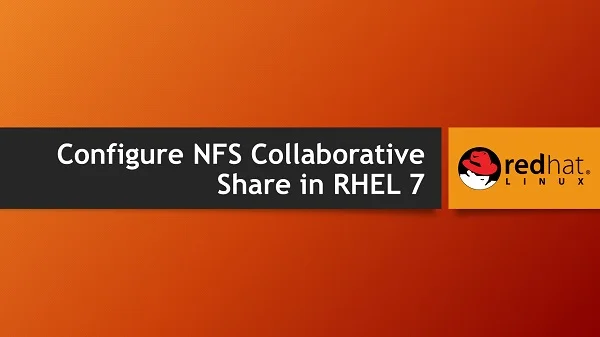 Configure NFS Share for Group Collaboration