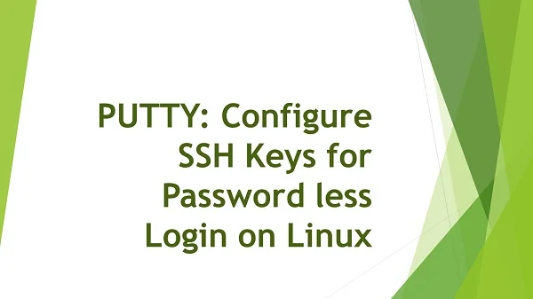How to setup SSH Keys in PuTTY
