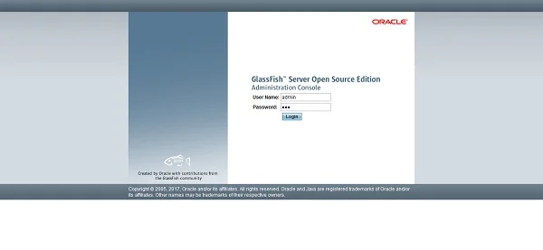 GlassFish Login