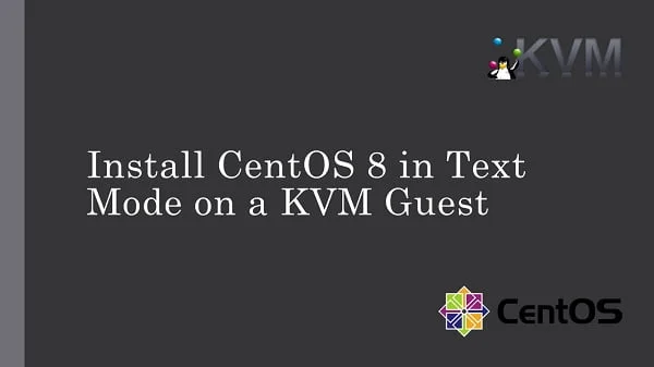 How to install KVM Guest in Text Mode 1 How to install KVM Guest in Text Mode