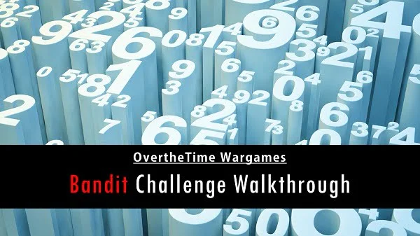 Complete OvertheWire Bandit Walkthrough 1 Complete OvertheWire Bandit Walkthrough