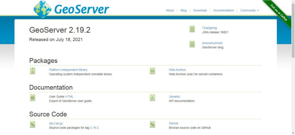 GeoServer Downloads