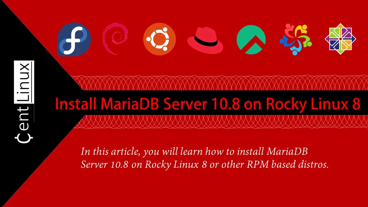 How to install MariaDB on Rocky Linux 8