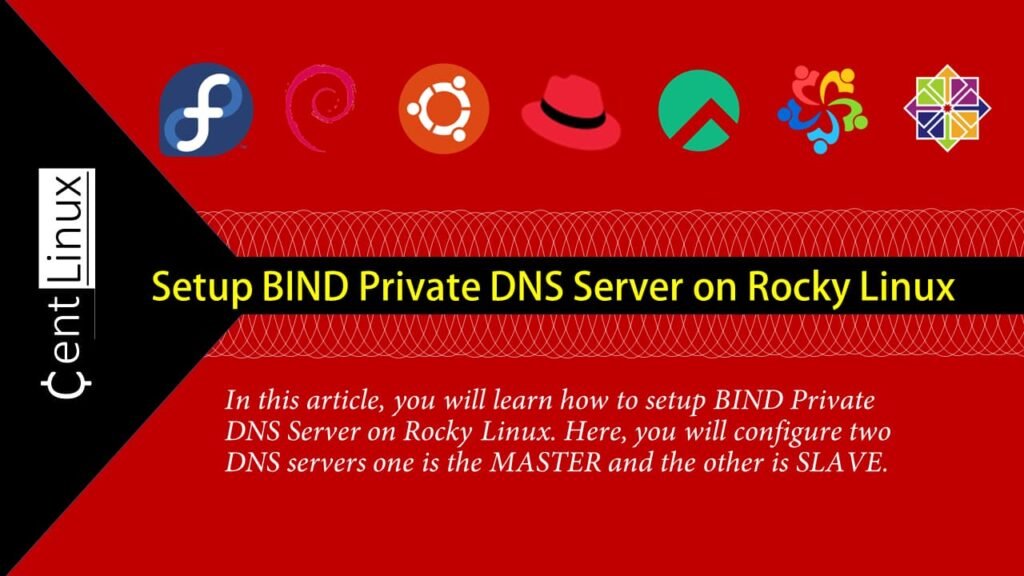 How to setup BIND DNS Server on Rocky Linux 8