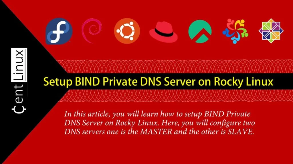 Setup BIND DNS Server on Rocky Linux 8 1 How to setup BIND DNS Server on Rocky Linux 8
