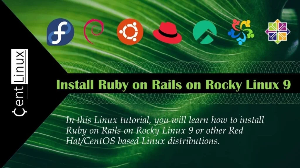 Install Ruby on Rails in Rocky Linux 9 1 Install Ruby on Rails in Rocky Linux 9