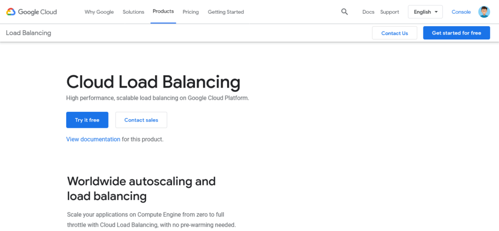 GCP (Google Cloud Product) Load Balancer