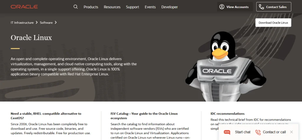 CentOS Alternative: Oracle Linux