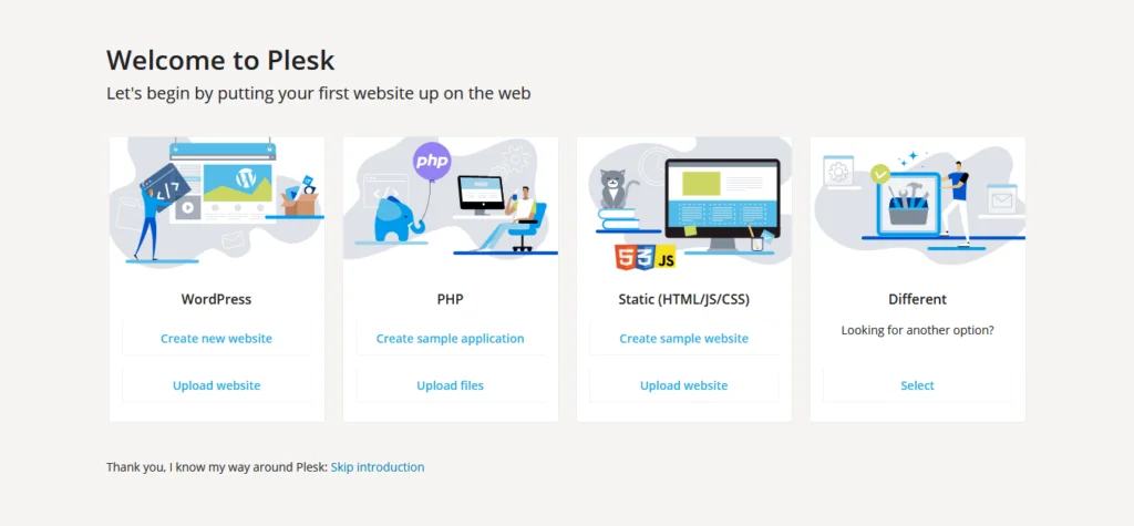03-install-plesk-obsidian-on-centos-8-introduction Welcome to Plesk Web Hosting Control Panel