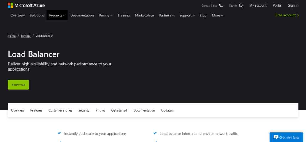 Microsoft Azure Load Balancer