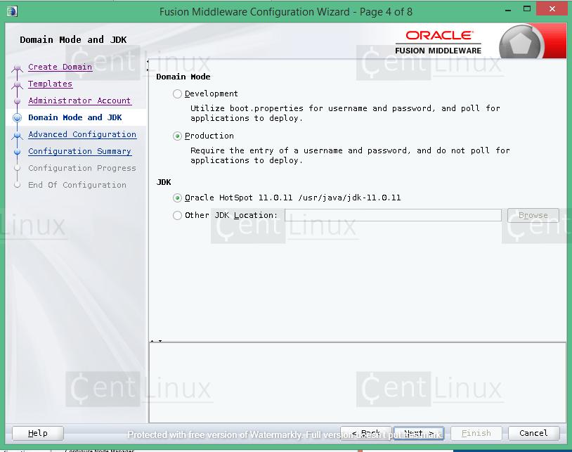 Weblogic 14c - Domain Mode and JDK