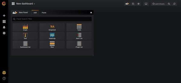 Grafana Dashboard - Add Panel