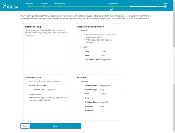 09-install-icinga-web-2-centos-8-summary Icinga Web 2 Review Configurations
