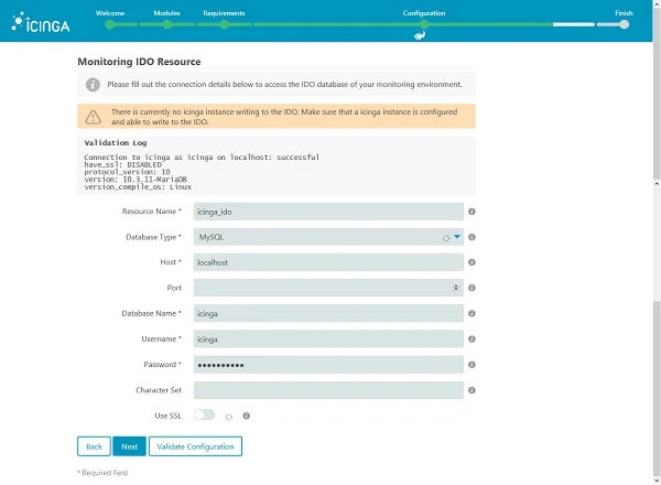 11-install-icinga-web-2-centos-8-monitoring-ido-resource Icinga Web 2 - Configure MySQL Datastore