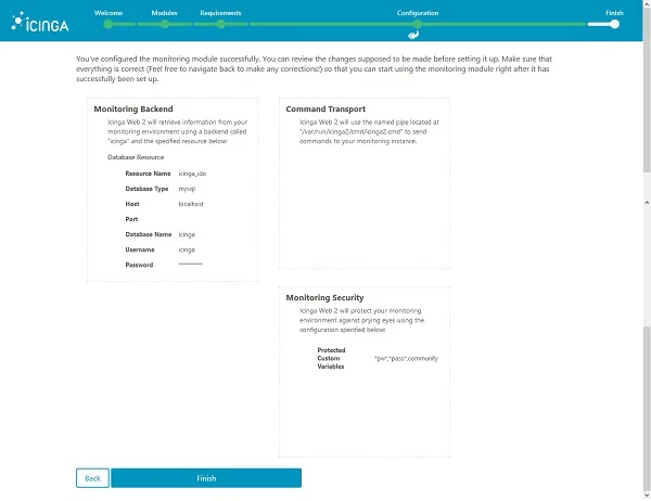 14-install-icinga-web-2-centos-8-monitoring-summary Icinga Web 2 Configuration - Finish