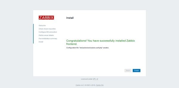 Install Zabbix Server