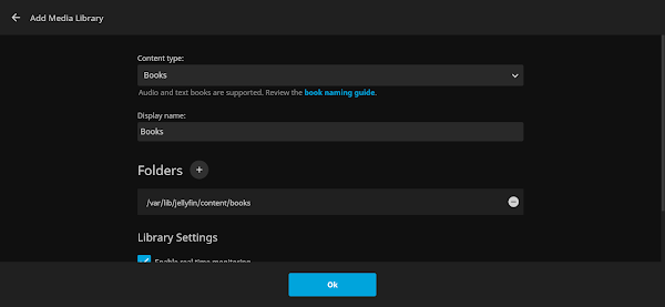Jellyfin Server - Add Media Library 3