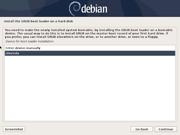 Debian - Install GRUB Boot Menu 2