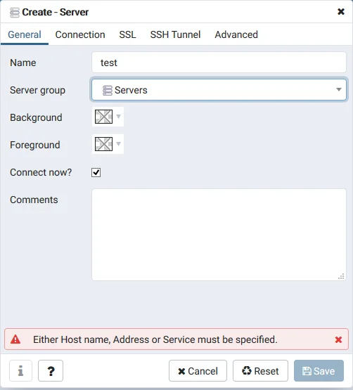 05-postgresql-pgadmin-ubuntu-add-server pgAdmin4 - Create Server