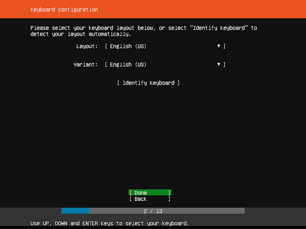 Ubuntu Server - Keyboard Configuration