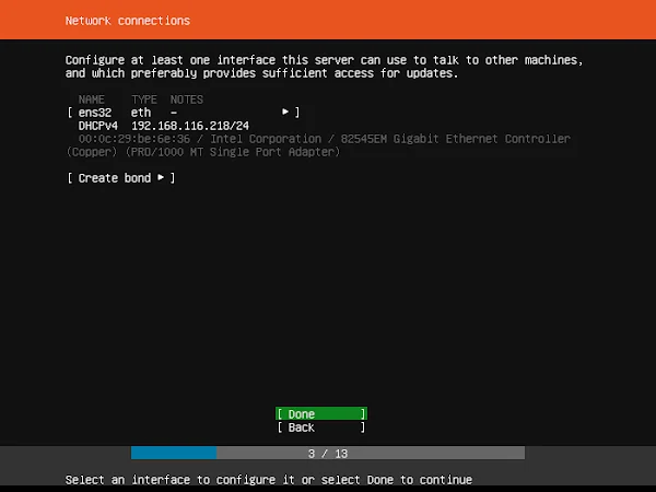 03-install-ubuntu-network-connections Ubuntu Server - Network Connections