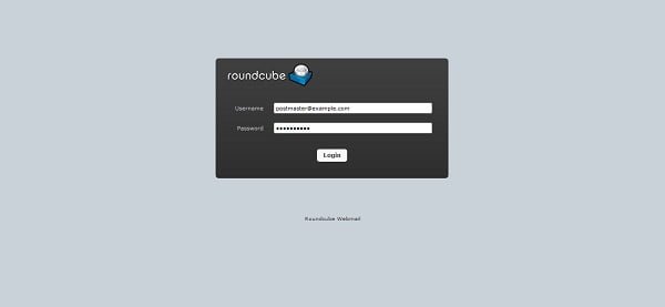 RoundCube Login