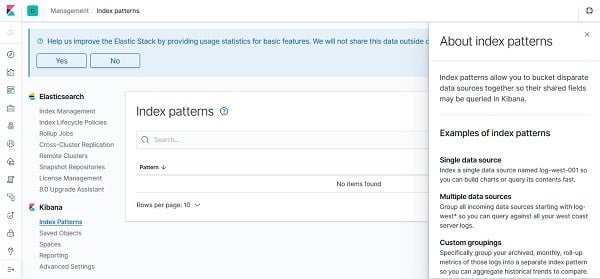 Kibana - Create Index Patterns 1