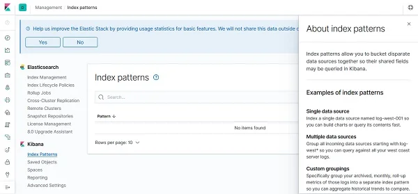04-elastic-stack-centos-7-kibana-index-patterns Kibana - Create Index Patterns 1