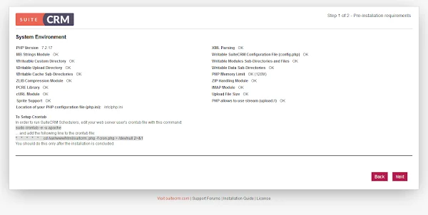 02-suitecrm-system-environment SuiteCRM - System Environment