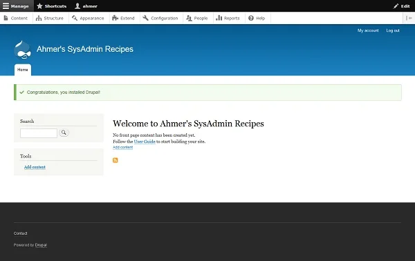 Drupal Dashboard