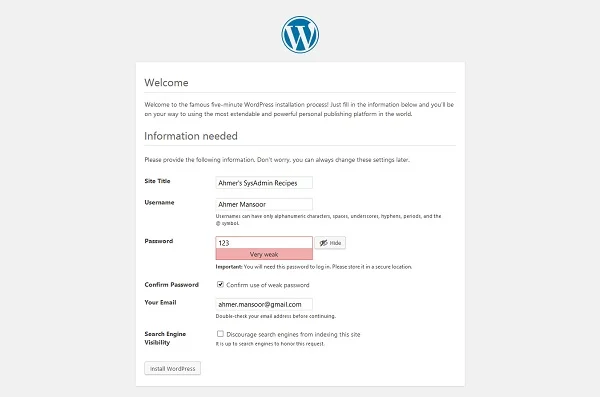 05-wordpress-5-installer-information-needed Install WordPress - Information Needed
