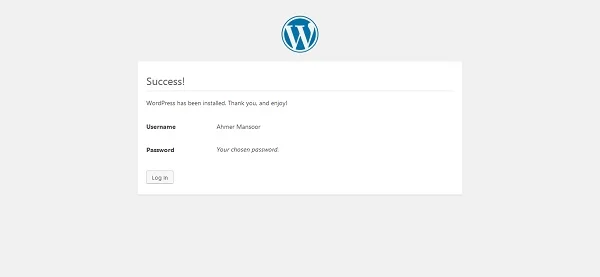 06-wordpress-5-installer-success Wordpress Installation - Success