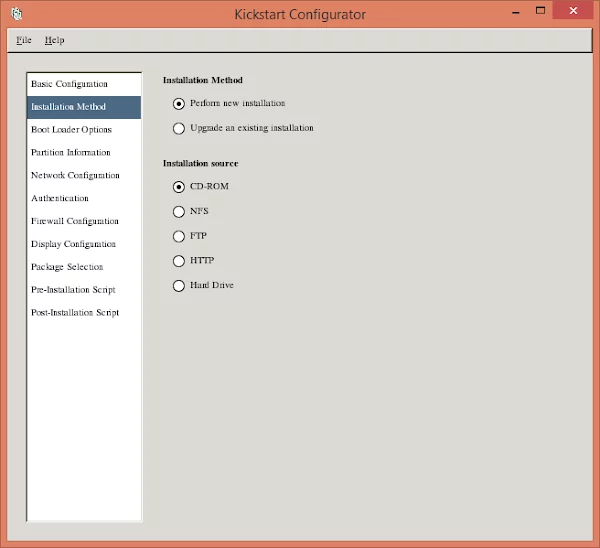 kickstart-configurator-02 Kickstart Configurator - Installation Method