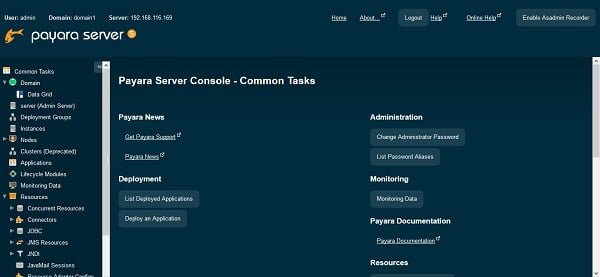 Payara Server - Common Tasks