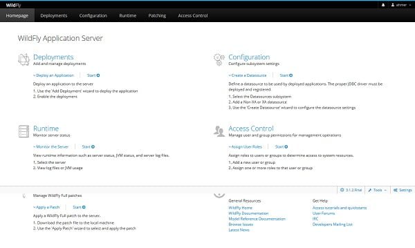 WildFly Administration Console