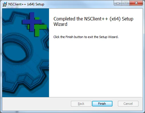 NSClient Installation Completed