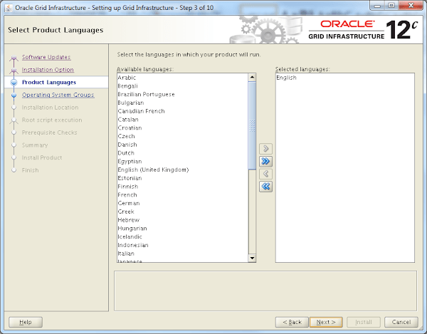 Grid 12c - Product Language