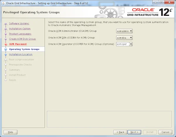 Oracle Grid - OS Groups
