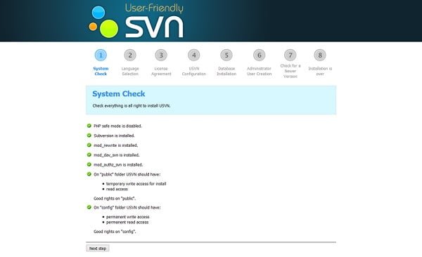 USVN System Check