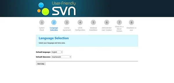 USVN Language Selection
