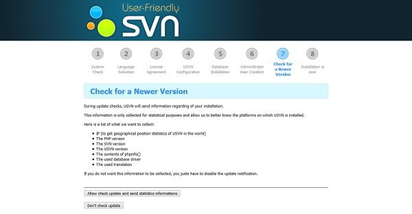 USVN Check for Newer Versions