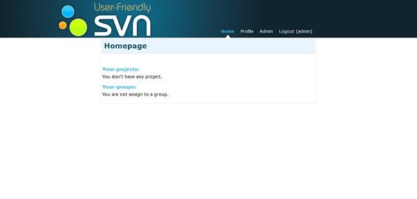 User Friendly SVN Homepage