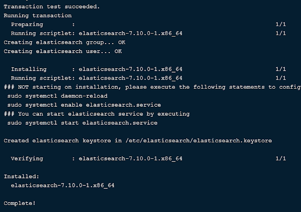 Elasticsearch Installation on CentOS 8 