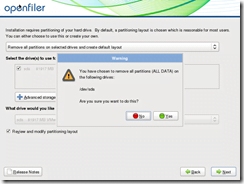 Openfiler Installation 5