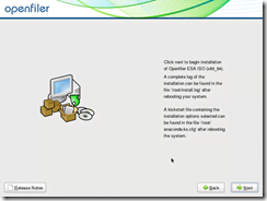 Openfiler Installation 11