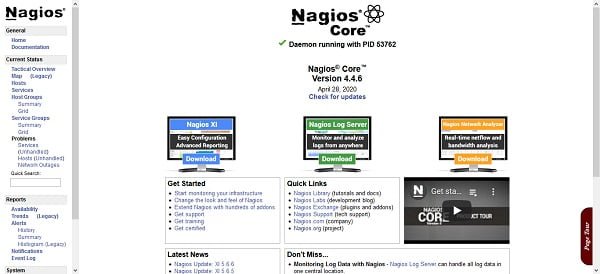 Nagios Dashboard