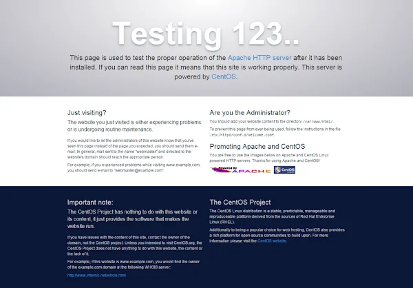 Apache HTTP Server Homepage Apache Default Page
