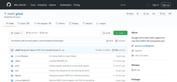 05-top-google-drive-linux-client-grive2 Grive2 - Google Drive Linux Client