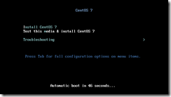 Installing CentOS 7 - 1